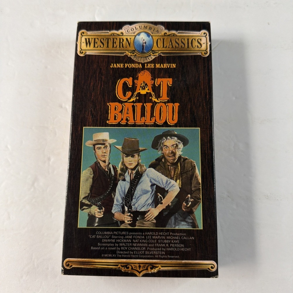Cat Ballou VHS 1965, 2000 Release Jane Fonda